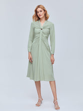 MOTF PREMIUM VISCOSE GATHERED FLOWY DRESS